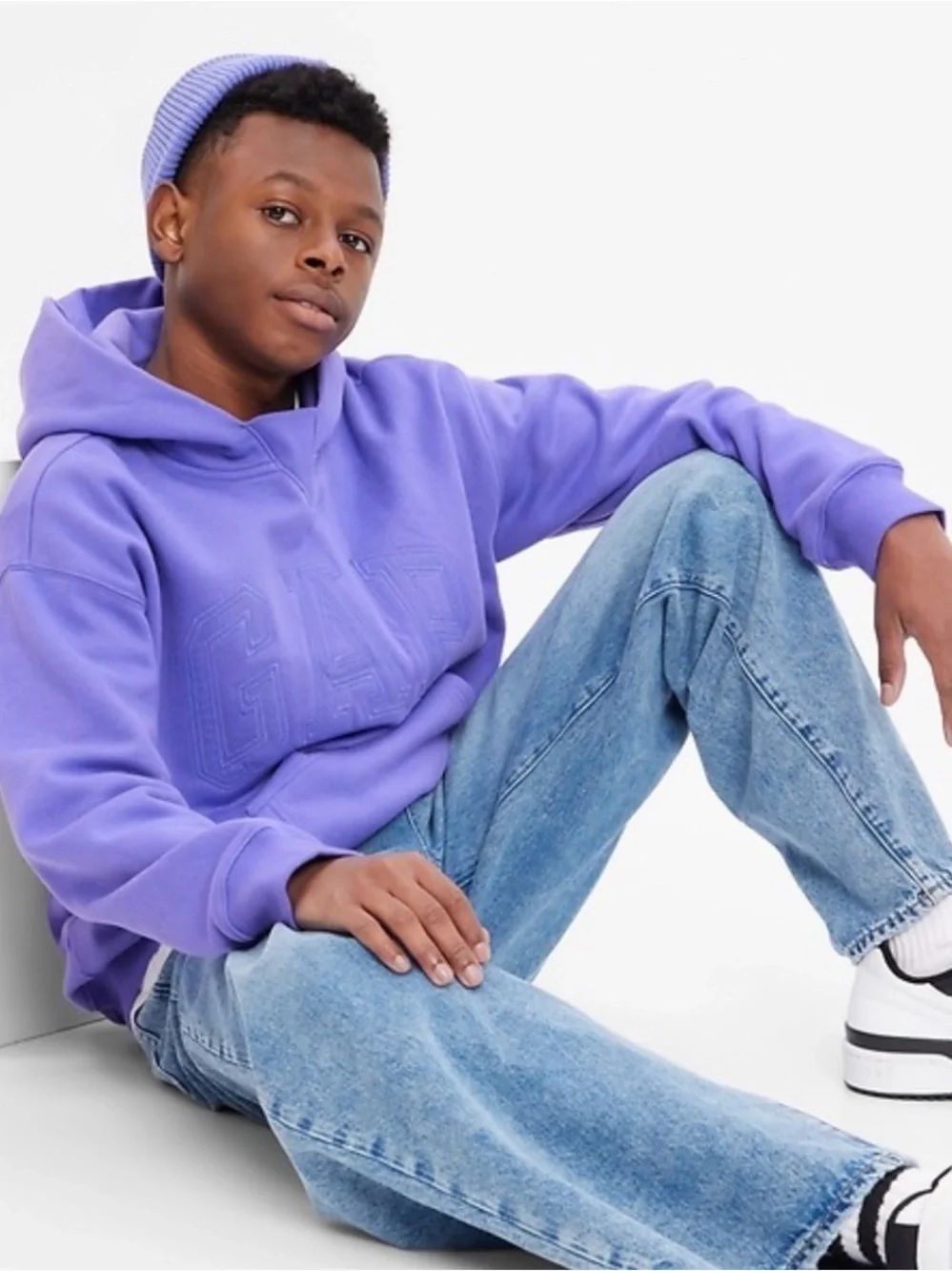 GAP Teen Pullover Hoodie Purple